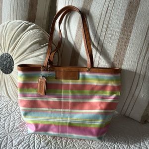 Coach Reversible tote bag New!